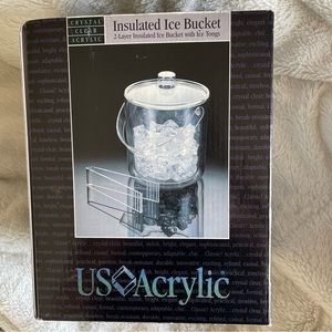 Brand new acrylic ice bucket